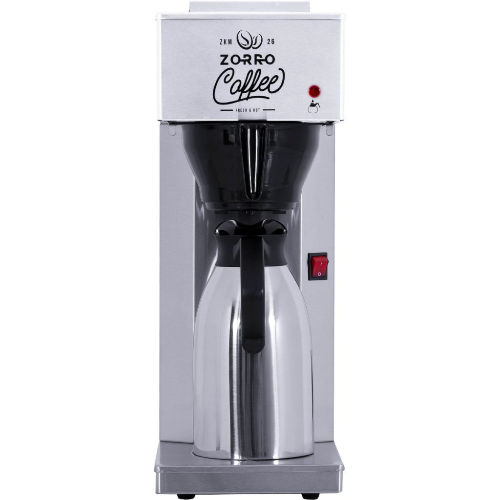 Filterkaffeemaschine mit Thermoskanne Frontaufnahme