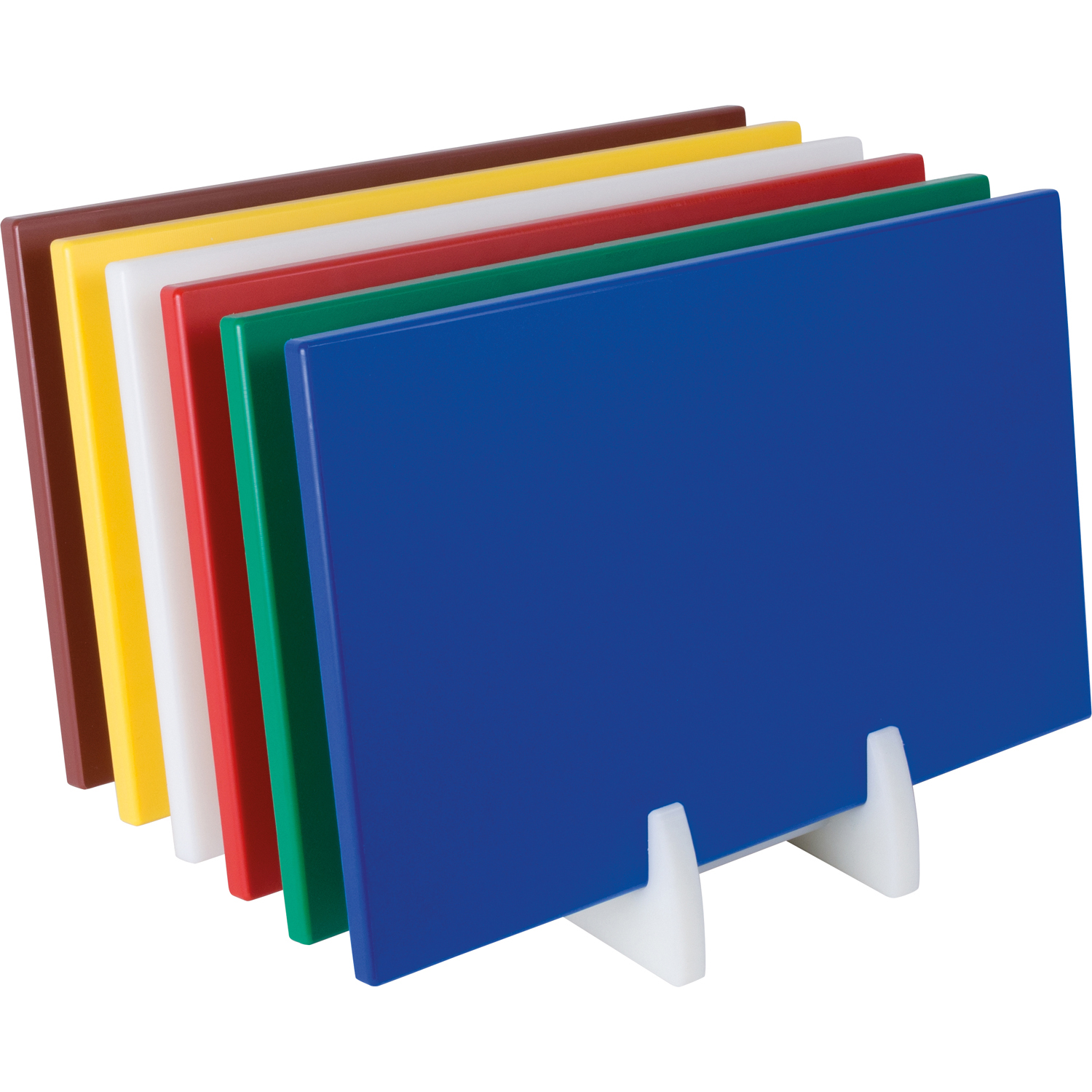 SARO Polyethylen-Schneidebrett Anti-Rutsch Füße rot