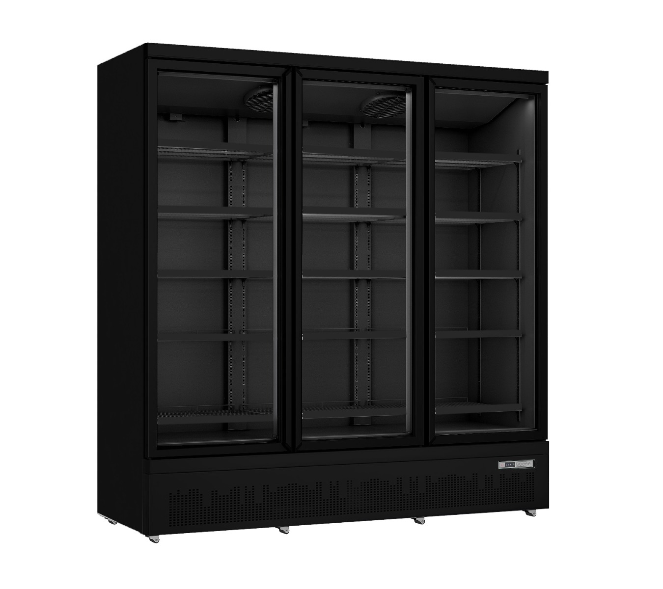 SARO Kühlschrank mit 3 Glastüren. Modell GTK 1530 S PRO - schwarz