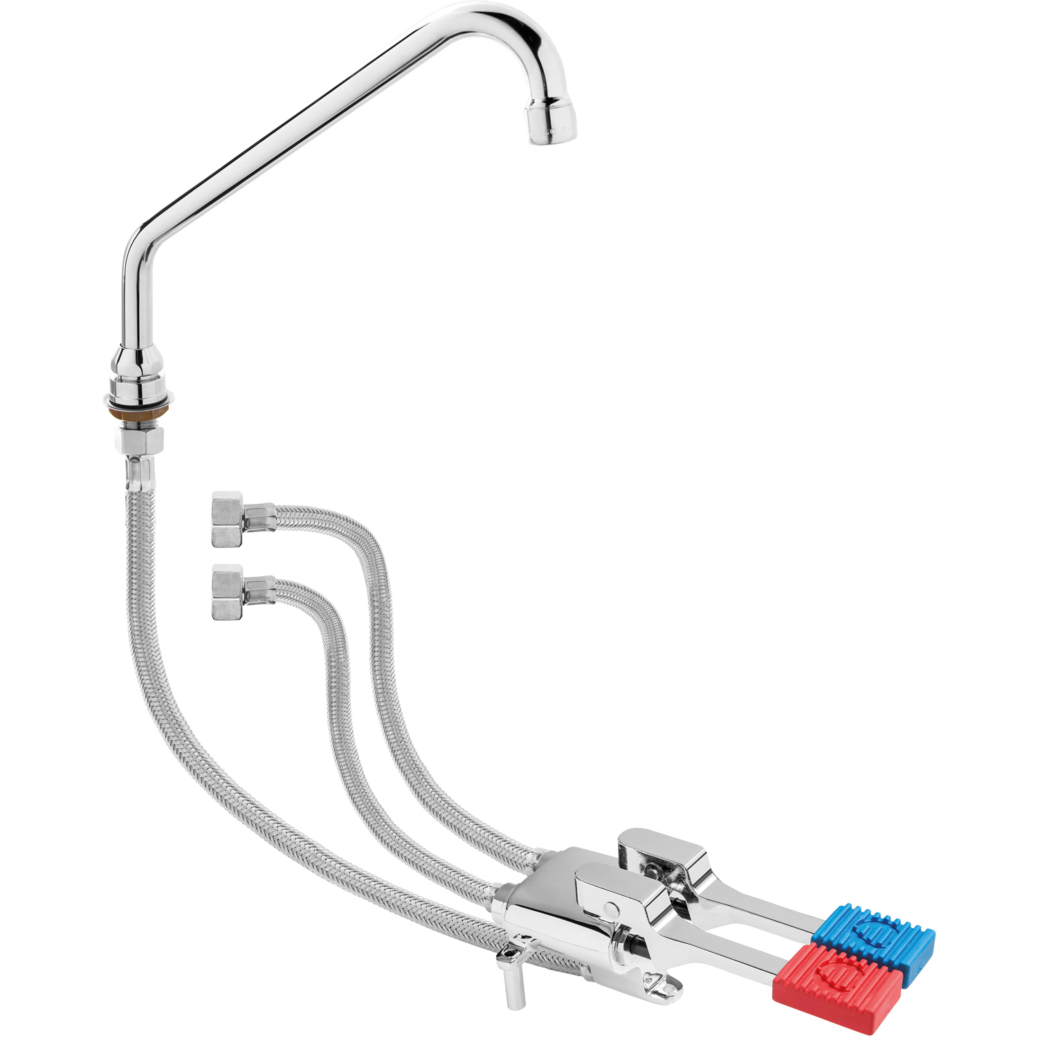 SARO Armatur Fußpedal - Kalt- / Warmwasser Set Modell THEA