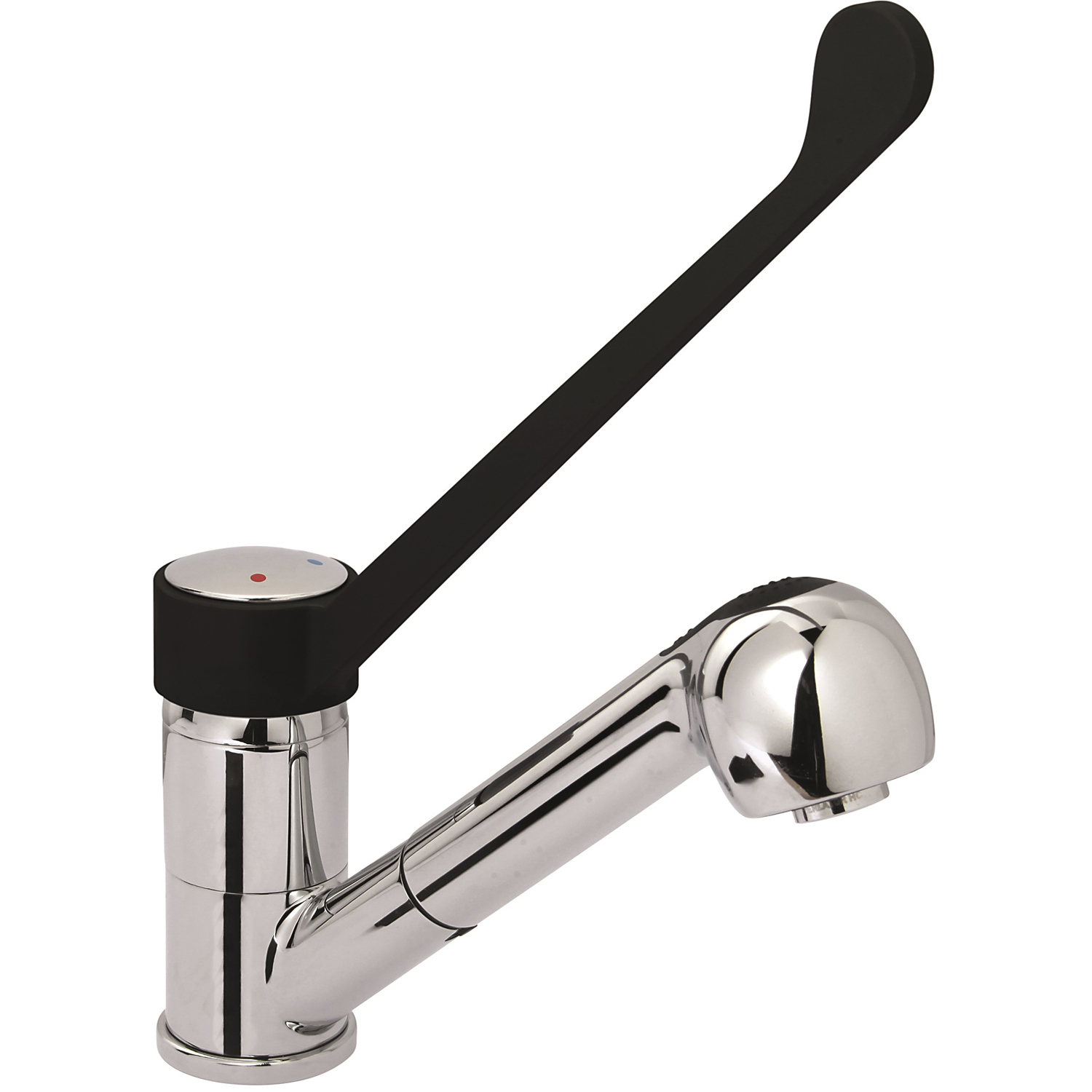 SARO Einloch-Mischbatterie ausziehb. Hebel Modell FREYA