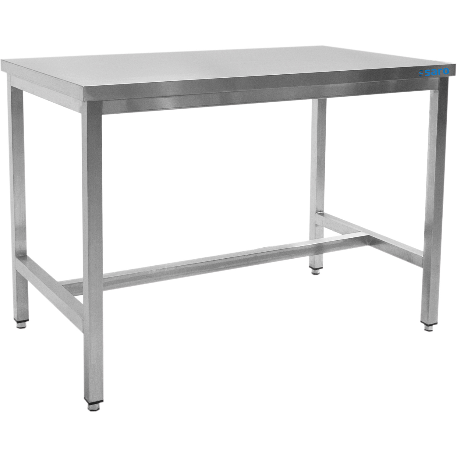 SARO Edelstahltisch ohne Unterblatt - B 2000 x T 600 mm