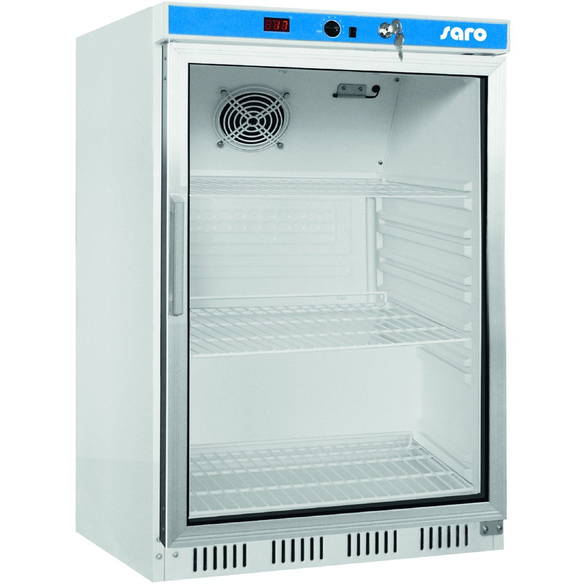 SARO Gewerbekühlschrank, Glastür, 2/1 GN, GN 600 TNG main image 1