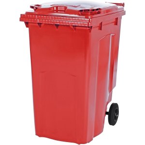 SARO 2 Rad Müllgroßbehälter 240 Liter  -rot- Modell MBG240RO
