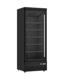 SARO Kühlschrank mit Glastür - schwarz, Modell GTK 600 PRO