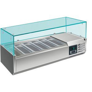 SARO Aufsatzkühlvitrine Modell EVRX 1400/380