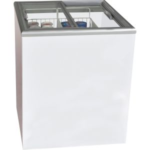 SARO Gewerbetiefkühltruhe mit Glas-Schiebedeckel Modell NOVA 22