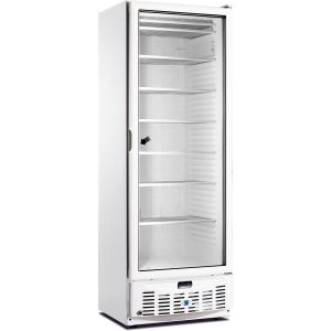 SARO Tiefkühlschrank mit Glastür - weiß, Modell ACE 400 SC PV