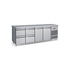 SARO Kühltisch, 2x 2er Schubladen + 2 Türen Modell PG 239 2S2P