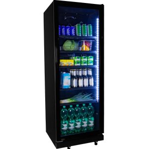 Flaschenkühlschrank für Getränke ZORRO ZKB 360 Liter Schwarz