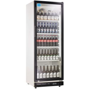 GGG Getränkekühlschrank - 1 Tür - schwarzer Rahmen - 360 L