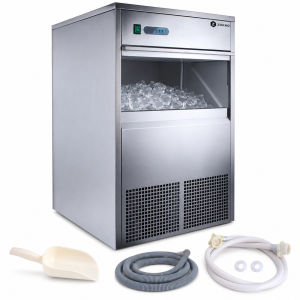 ZORRO Eiswürfelbereiter ZEB 50 ECO | 50kg/24h | Eiswürfelmaschine Gastro | Inkl. Zubehör