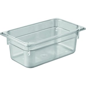 Gastronormbehälter Polycarbonat 1/4 GN 150 mm tief