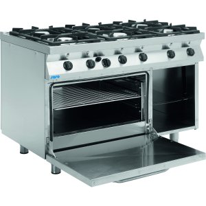 Gasherd mit Elektrobackofen Modell F7/KUG4LE