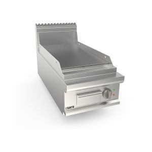 SARO Elektrogriddleplatte 400mm breit Tisch glatt Modell LQ / FTE2BBLK
