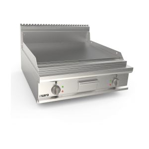 SARO Elektrogriddleplatte 800mm breit Tisch glatt Modell LQ / FTE4BBL