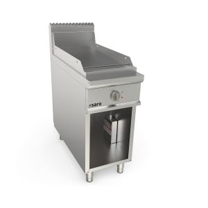 SARO Elektrogriddleplatte 400mm breit Stand glatt Modell LQ / FTE2BAL
