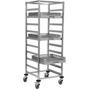 SARO Korbtrolley Regalwagen für Tabletts & Körbe Modell KT500