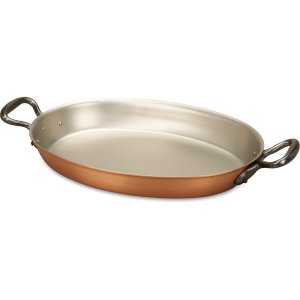 SARO Ofenpfanne Oval Modell INO 2576 SF 30 x 20 cm, Höhe 4 cm