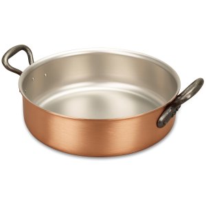 SARO Kochtopf Modell INO 2548 SF -flach- 24 cm,  Höhe 7,0 cm