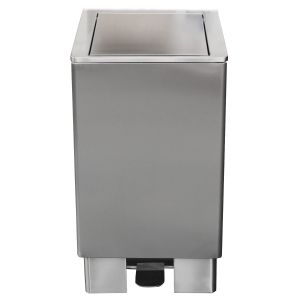 SARO Edelstahlmülleimer 90 Liter, / Modell Jupiter