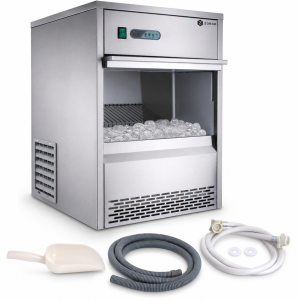 ZORRO Eiswürfelbereiter ZEB 25 ECO | 25kg/24h | Eiswürfelmaschine Gastro | Inkl. Zubehör