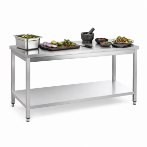 ZORRO Edelstahl Arbeitstisch ZAT 160/70 | 1600 x 700 x 850 mm