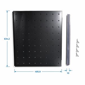SARO Blech schwarz für GTK 600 PRO, 634,2 x 485,9x10mm