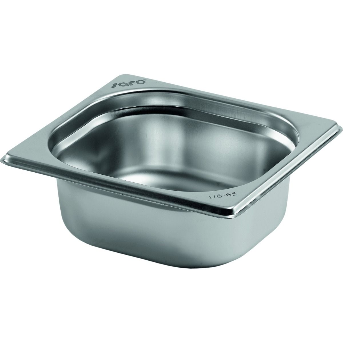 SARO TOP LINE Gastronormbehälter Edelstahl 1/6 GN 65 - 200 mm tief