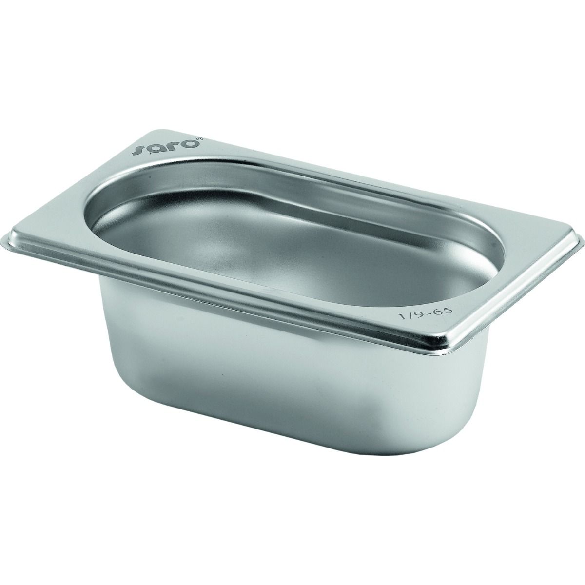 SARO TOP LINE Gastronormbehälter Edelstahl 1/9 GN 65 - 100 mm tief