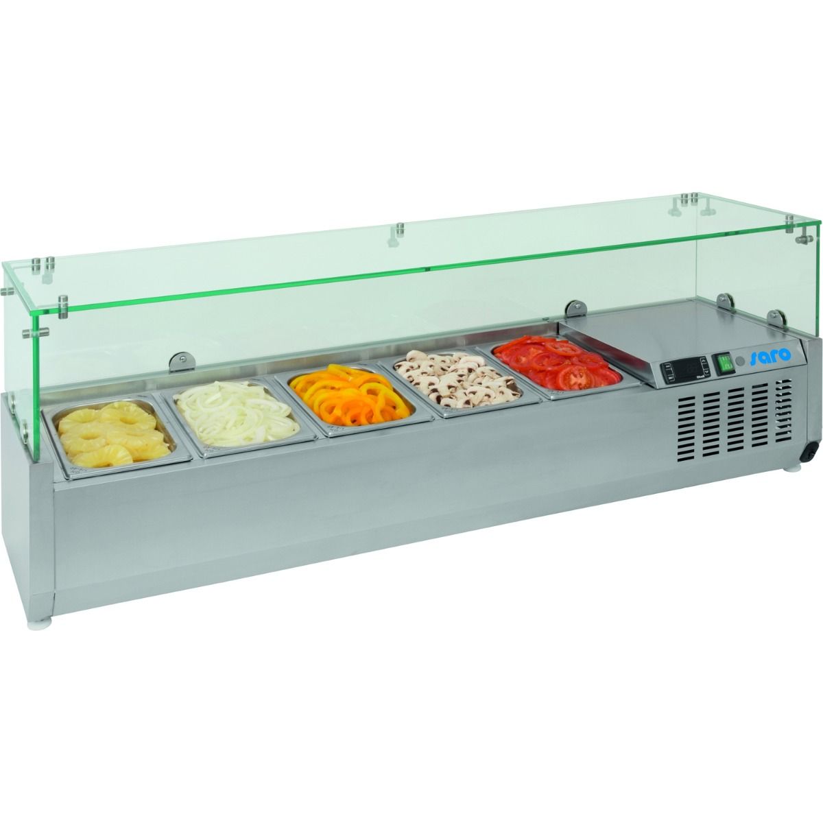 SARO Opzet koelvitrine - 1/4 GN model VRX 1600/330