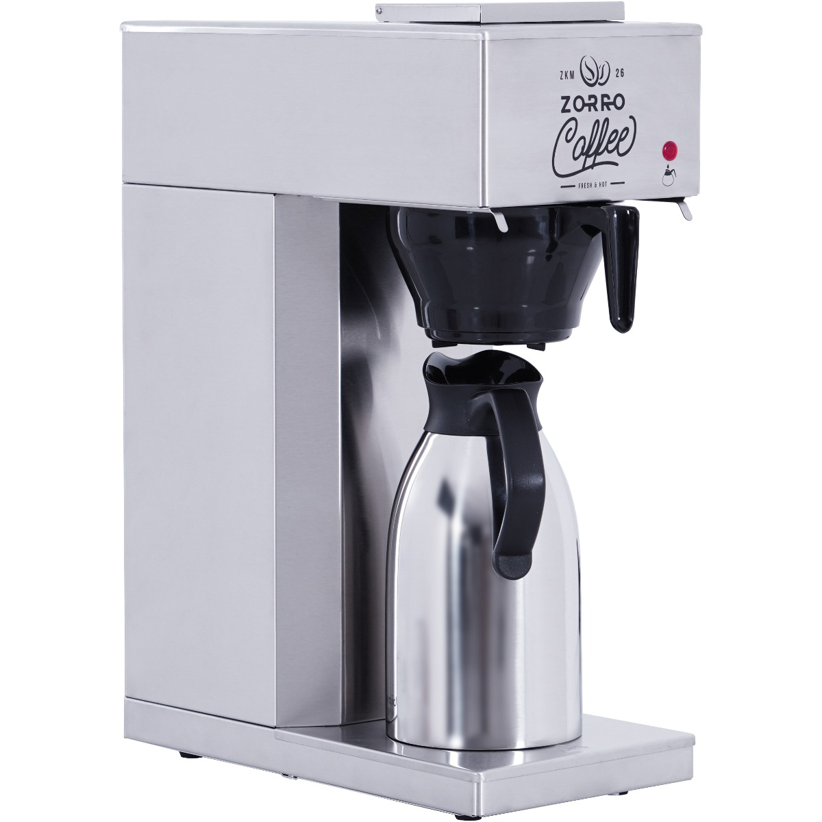 ZORRO Gastro Kaffeemaschine mit Thermoskanne ZKM 26 | Kurze Brühzeit